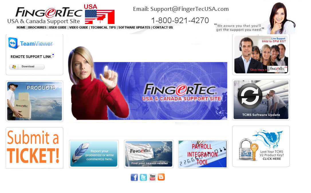 fingertec support